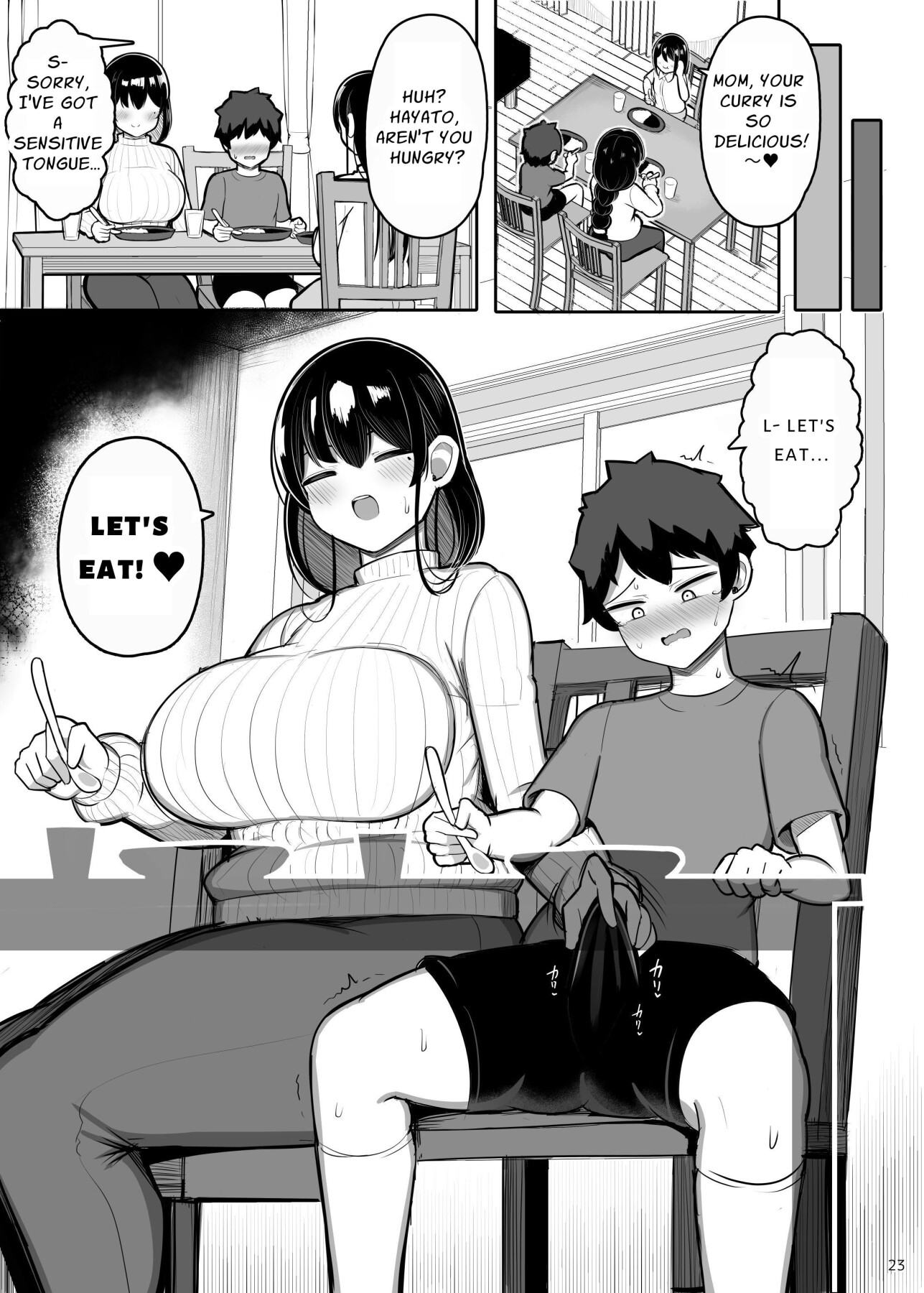 Hentai Manga Comic-Ara Ara Mama and Her Daughter's Boyfriend-Read-23